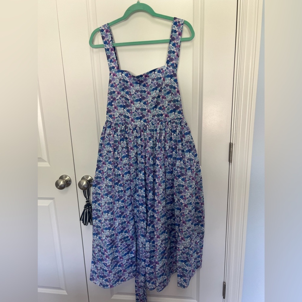 J Crew floral sundress with tie back. Size 6
